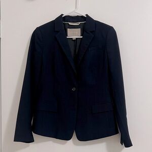 Banana Republic Navy Lightweight Wool Blazer Size 4P